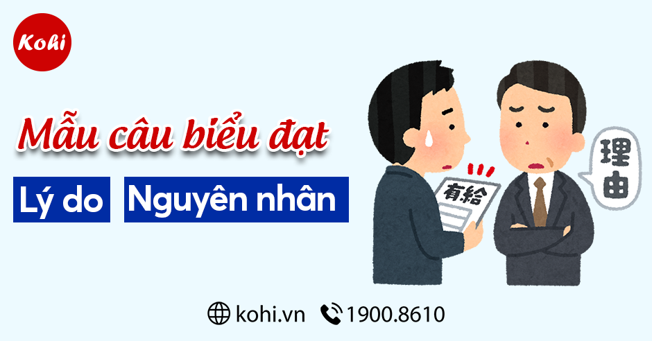 Ngữ Phap N3 Tiếng Nhật Mẫu Cau Biểu đạt Li Do Nguyen Nhan Phổ Biến